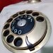 Telefon vintage francez, anii 1950, din marmura, greutate 4Kg